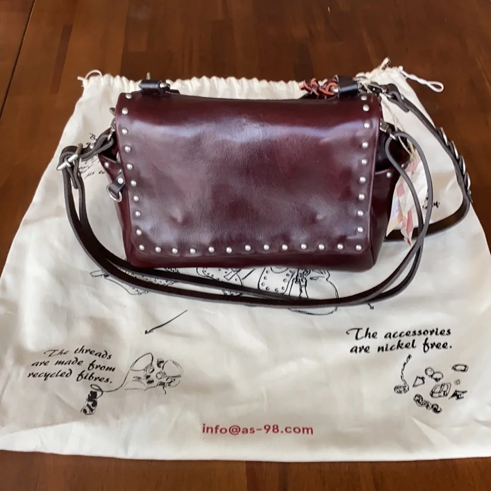 AS98 Bordeaux Borsa Handbag **SOLD** - Picture 8 of 11